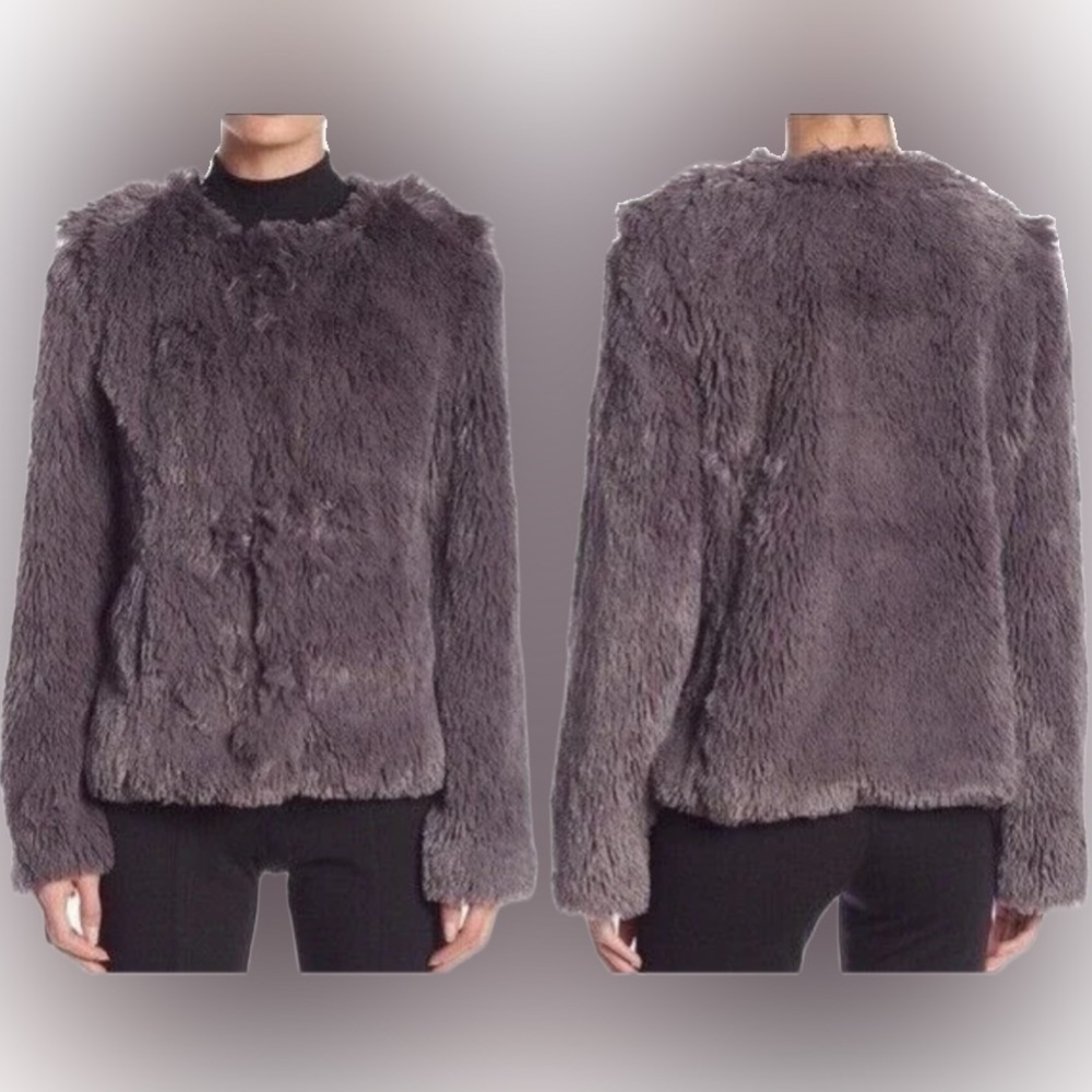 🌺Anthropologie Sanctuary Stella Faux Fur Teddy Coat Eyelash🌸🌺